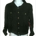 No Boundaries No Boundary Button Down Black Top  Photo 6