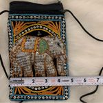 Vintage Sequin Elephant Embroidered Cross Body Bag Boho Small Purse Hand… Photo 11