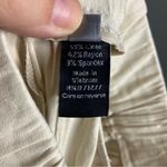 Apt. 9  slit hem long‎ linen wide leg pants cream size 2 new with tags! Photo 9