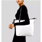 Walter Baker Carly Bag Tote Women's One Size Natural Canvas Gold Hardware NWT Photo 5