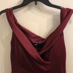 Windsor Off-Shoulder Burgundy Gown Photo 2