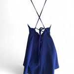 Lulus  Women’s Dress Mini Small Love Poem Blue Lace Photo 1