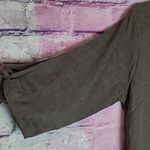 Garnet Hill  ORGANIC COTTON TEXTURED PATTERNED TIE SLEEVE SHIRT DRESS 16 NWT Photo 3