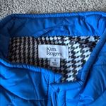 kim rogers  Blue Quilted Vest SIZE S Photo 1