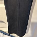 Dillard's NWT Zezza B Black Velvet Velour Skinny Dress Pants XL Photo 2