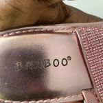 Bamboo  Women's Glittery Pink Sandals Photo 3