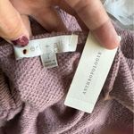 NWT Anthropologie Eri + Ali Winter Splendor Sweater Dress in Mauve Pink Size L Photo 7