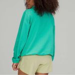 Lululemon Pack Light Pullover Jacket Paradise Green Sz 6 2021 Packable Half Zip Photo 4