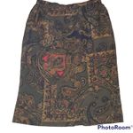 Pendleton  Woman’s Lightweight Paisley Printed Vintage Skirt Size 12 Photo 0
