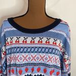 Lane Bryant New Classic Crew-Neck Fruit Jacquard Fair Isle Sweater size 26 / 28 Photo 5