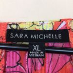 Sara Michelle Women’s 70s Boho Retro Floral Print Multicolor Flare Sleeve Blouse Orange Size XL Photo 8