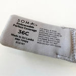 Soma Embraceable Perfect Coverage Size 36C‎ Gray Cotton T Photo 2