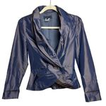 Renato Nucci Silk Purple Iridecent One Button Jacket Sz. 36 (US S) Photo 0