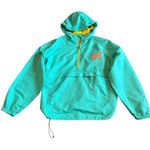 Dutch Bros Coffee Teal Pullover Windbreaker Jacket w/ Logo Size X Photo 0