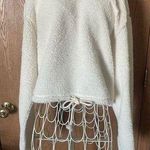 Wild Fable Sherpa Faux Fur Cropped Hoodie Sweatshirt Photo 0