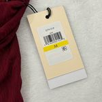 Ivanka Trump  Wine Red Crepe Flutter Midi Sleeveless Lined Formal Dress Women’s M Photo 2