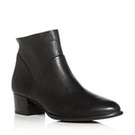 Paul Green  Nelly block heel booties black leather ankle‎ boots size 6 Photo 0