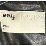 Aritzia  Wilfred Free Daria Faux Vegan‎ Leather High Waisted Leggings Pant Small Photo 2