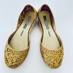 Melissa Shoes Campana Crochet Flat - Size 6 Women's - Gold Pre-own Photo 2