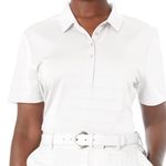 Callaway  Womens Short Sleeve Opti-Dr Performance Polo, White, Size Large, NWT Photo 0
