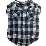 Jachs girlfriend plus button down muscle tee womens size small Photo 0