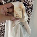 L'Agence L’AGENCE Dress Clio Shirred Silk Floral Knee Length in Ivory Photo 8