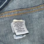 Gap Womens Blue Jean Denim Jacket Size XS Stretch Cotton Distressed Button Front Photo 4