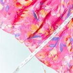 Nicole Miller NEW  NY Hot Pink Floral Print Sleeveless Maxi Shift Dress Size XL Photo 9