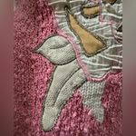 Vintage‎ cardigan floral bloomcore 90s 80s unique medium knit barbie core Pink Photo 9