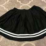 Hot Topic  pleated school girl cosplay mini skirt in black size small Photo 0