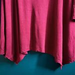 Maitai Asymmetrical Red 3/4 Sleeve Tunic Photo 2