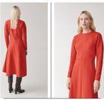 COS NWT  Panelled Asymmetric Dress Red SZ 12 Holiday Party Chic Photo 2