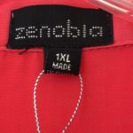 Zenobia FINAL MARKDOWN Ladies NWT Tunic w/Lace-Top Sleeve 1x Photo 3