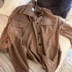 Oversized Light Jacket Brown Photo 0