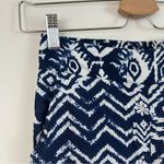 Haute Hippie  | Blue and White Geometric Pull On Pants Size XS Photo 1