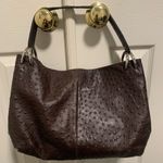 Furla Brown Textured Leather Hobo Bag Photo 1