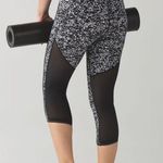 Lululemon Legging Size 4 Deep Breath Crop (21" ) Iced Wave White Black Photo 0