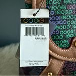 COOGI  Logo Print Faux Leather Backpack Photo 3