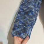 Heritage Made in Ireland Blue Knit Kid Mohair Wool Blend Sweater Size Medium Photo 1