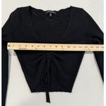 Kendall & Kylie Crop Top Womens Small Black Pacsun Travel Festival Goth Grunge Photo 5