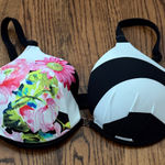 Venus  Black and White Bikini Top Size DD Photo 0