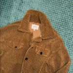 Pistola Brown Teddy Shacket with Plush Texture Photo 4