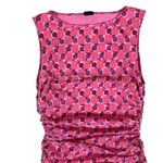 Urban Outfitters  Pink Floral Ruched Bodycon Mini Dress L Cottagecore Photo 1