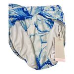 CALIA Womens High Waisted Tie Dye Bikini Bottoms Size XS Beach Swim Modest Blue Photo 5