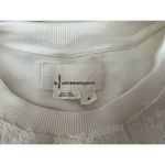 Anthropologie Medium Snow White Long Sleeve Sequined Shirt 100% Cotton Photo 6