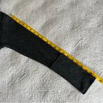 We The Free  People Split Open Back Turtleneck Shirt Top S Small Charcoal Gray Photo 5