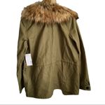 JustFab Utility Jacket With Fur Martini Olive Size S NWT Reg $86.95 Photo 5