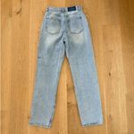Ksubi  Jeans Straight Leg Distressed Size 28 Light Wash Blue Photo 4