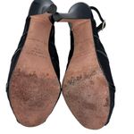 Kate Spade New York Black Patent Mesh Slingback Stiletto Heels Size 9.5 Italy Photo 5