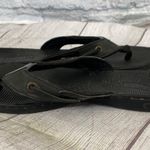 Sperry Topsider black flip flops w/rubber soles sz 8 women Photo 5